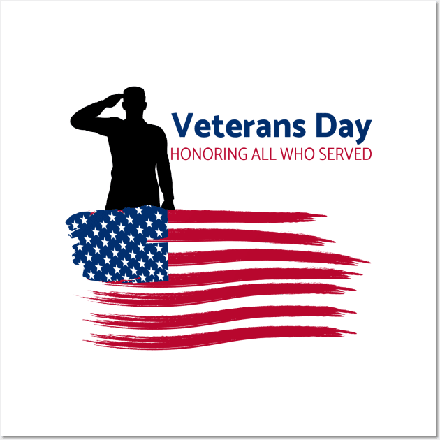 Veterans Day Wall Art by Double You Store